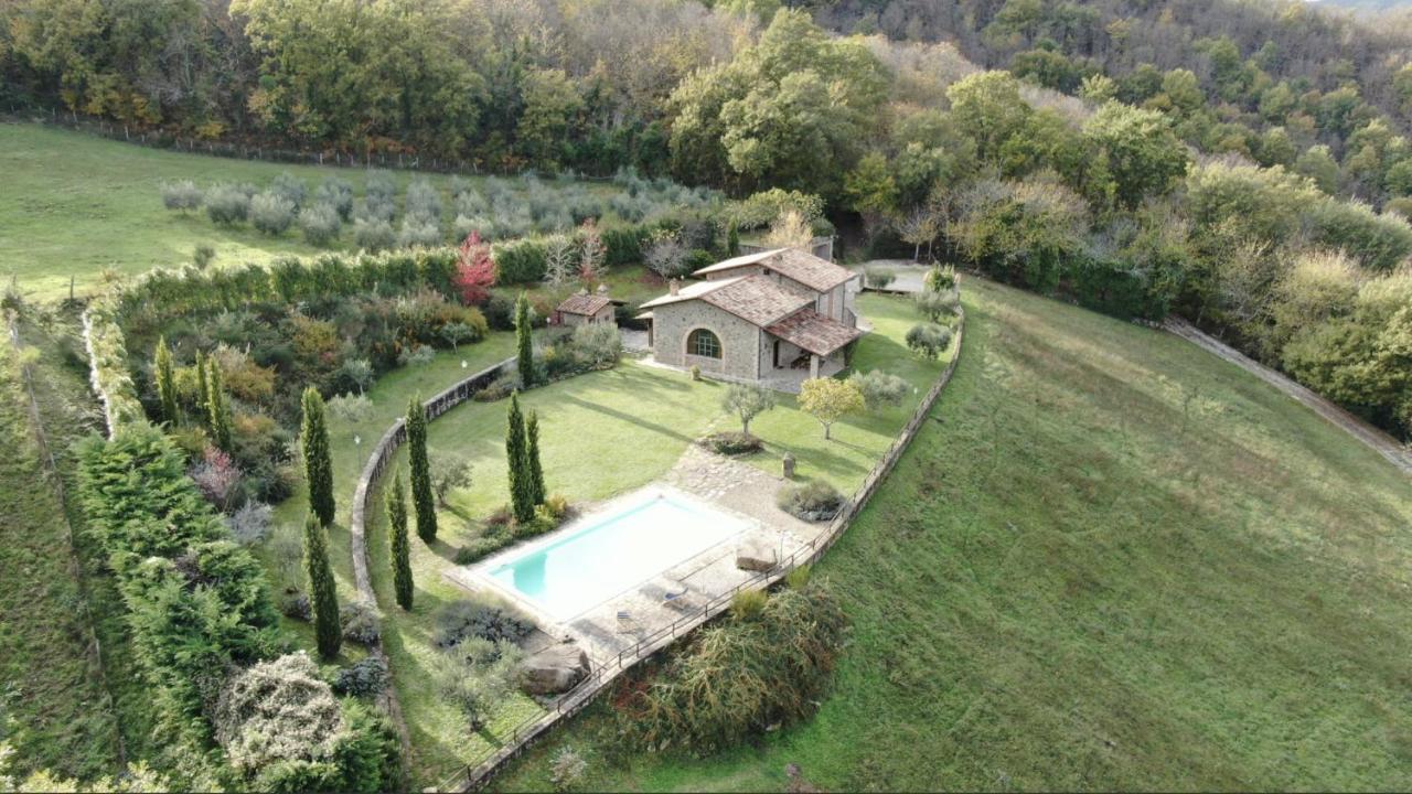Villa Elisa - Private Pool & Airco Near Reschio Castle Lugnano Exteriér fotografie