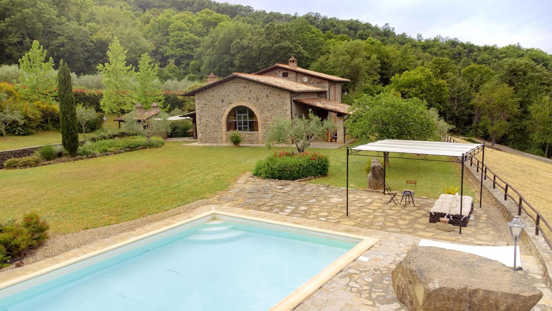 Villa Elisa - Private Pool & Airco Near Reschio Castle Lugnano Exteriér fotografie
