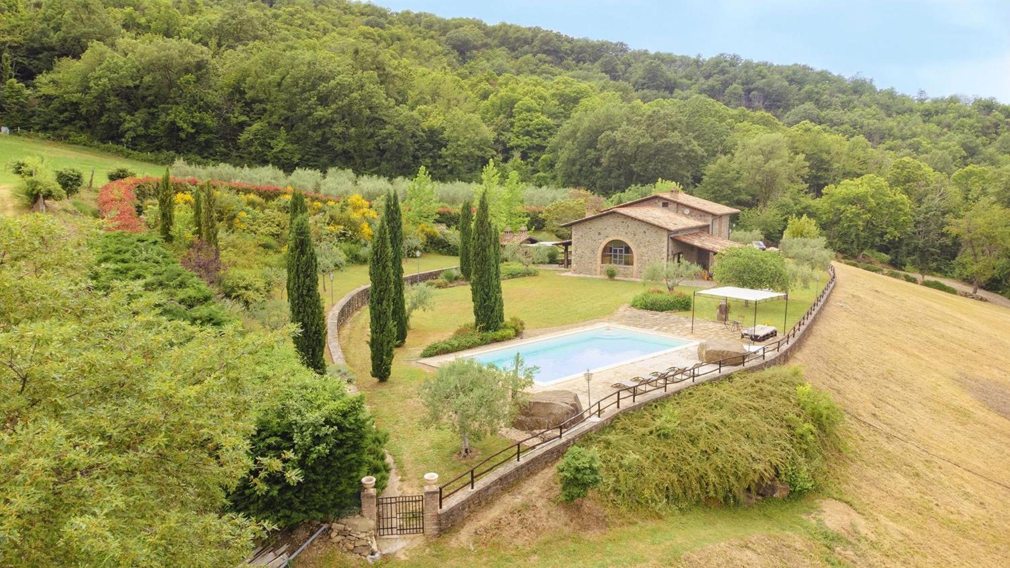 Villa Elisa - Private Pool & Airco Near Reschio Castle Lugnano Exteriér fotografie